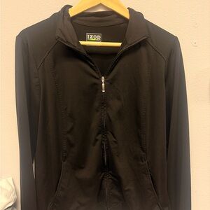 Izod Black Zip-Up Jacket